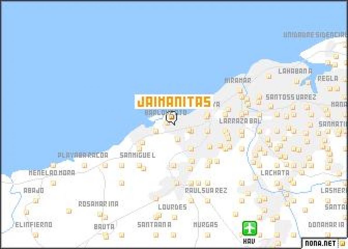 peta jaimanitas Kuba